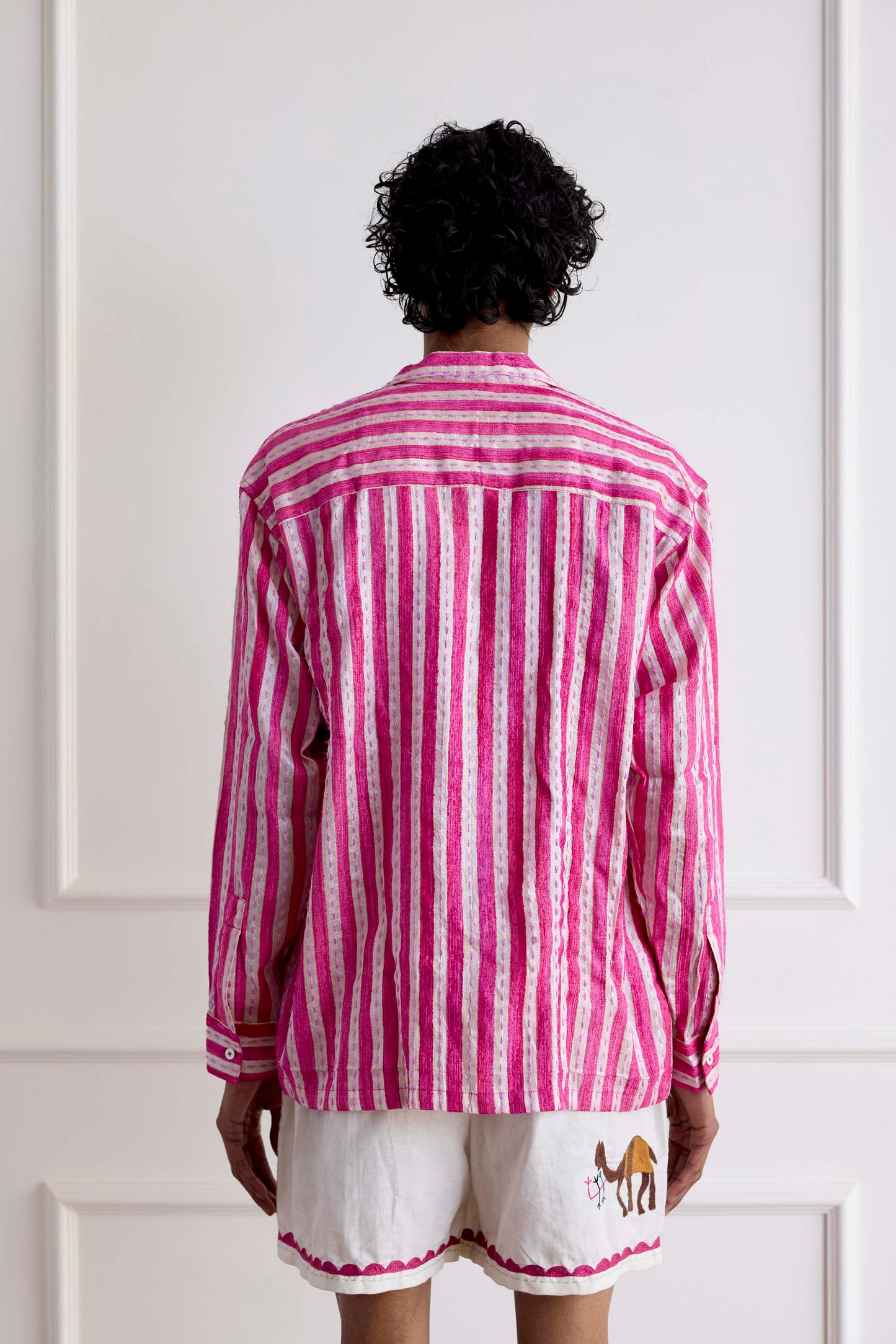 Kantha Stripe Shirt