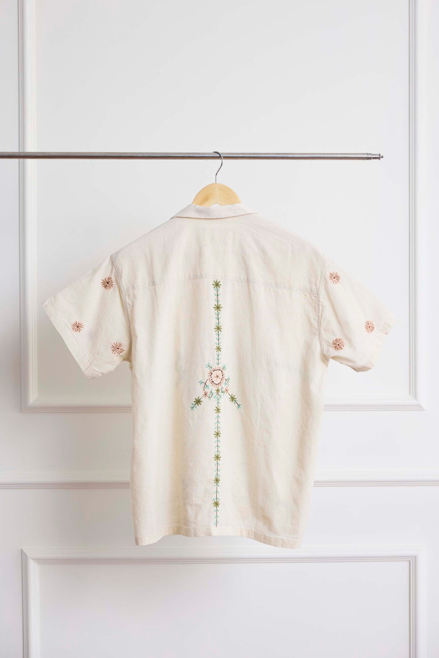 Floral Embroidered Shirt