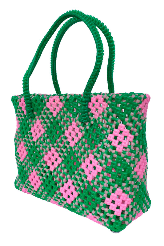 Diamond Pattern Koodai Tote